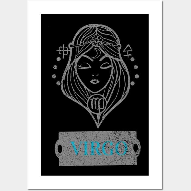 VIRGO HOROSCOPE SIGN Wall Art by Codian.instaprint